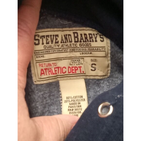 Steve And Barry's Athletic dept hoodie adult size small blue sweatshirt pullover - Picture 7 of 8